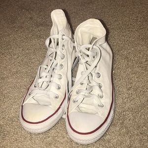 Good Condition High-Top White Converse